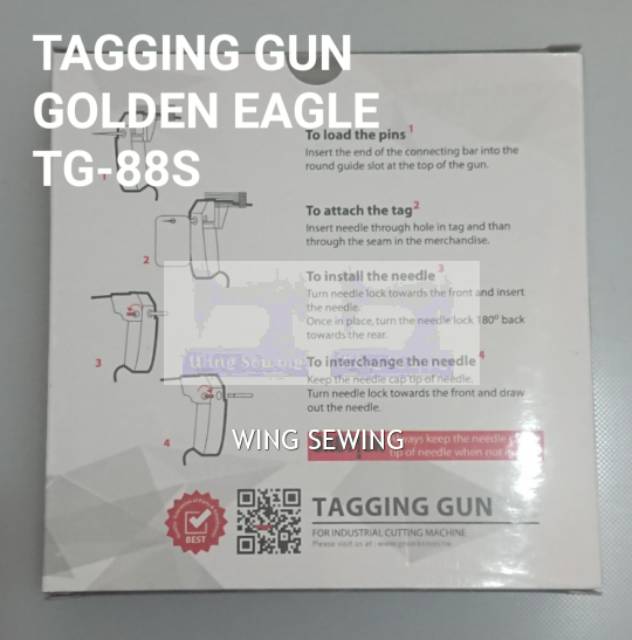 Tag gun Taggun Tagging Gun Label Pakaian Grade A