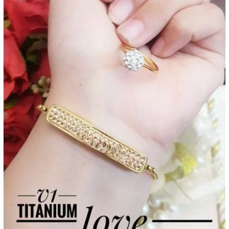 Titanium Gelang cincin a289