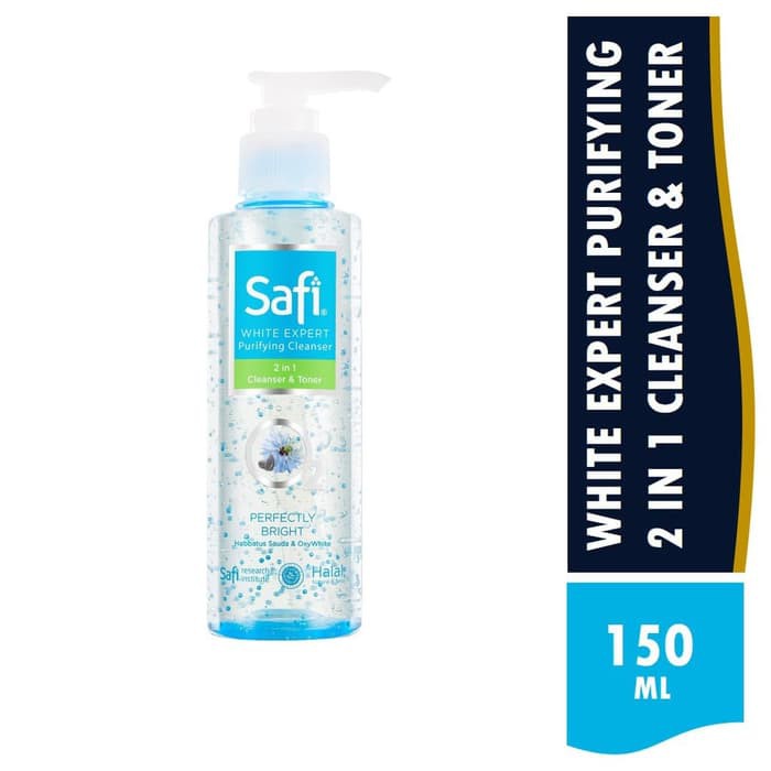 safi white expert cleanser toner