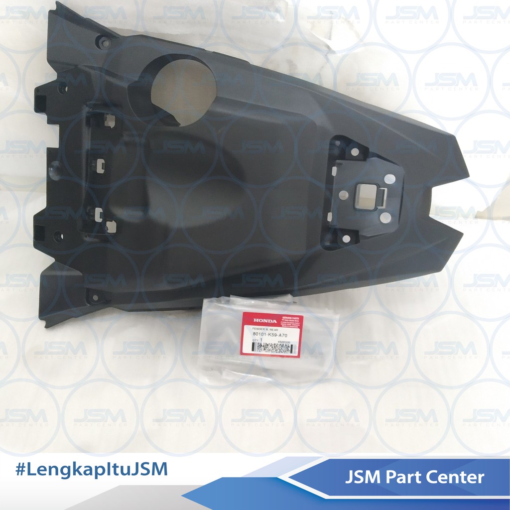 spakbor vario150 belakang bagian bawah original hgp spakbor  vario 80101-K59-A70