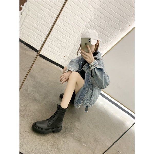 [MikanHiro Store] Sepatu Boots Wanita Import China