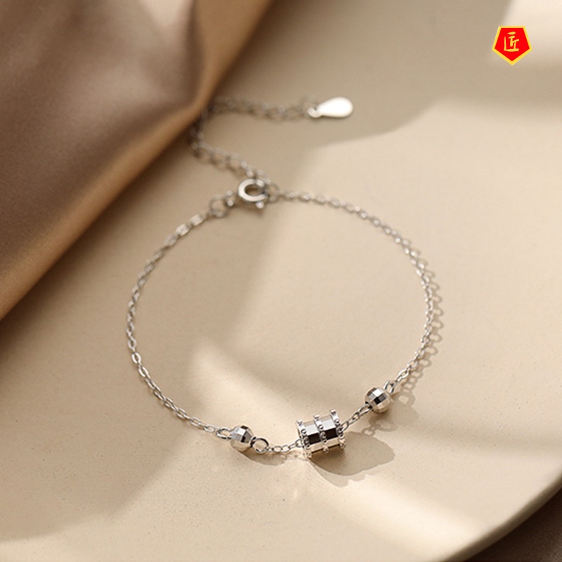 [Ready Stock]S925 Silver Bracelet Fashion Personality Design