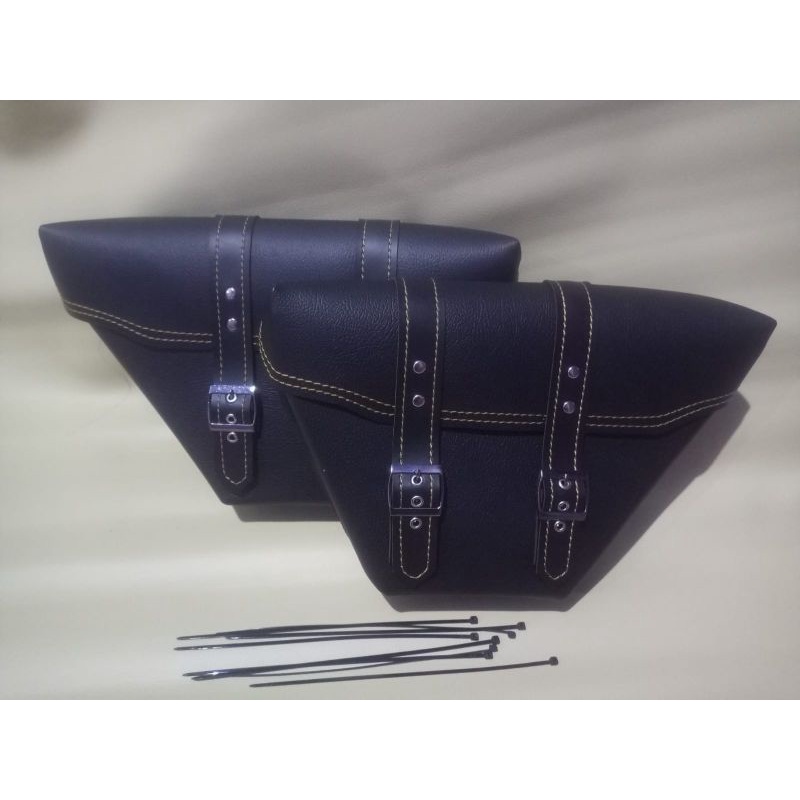 Tas Motor Side Bag Samping Motor Custom Japstyle Cafe Racer / Classic