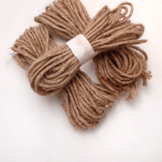 TALI GONI SEDANG 10 METER 8 PLY - TALI RAMI - JUTE ROPE