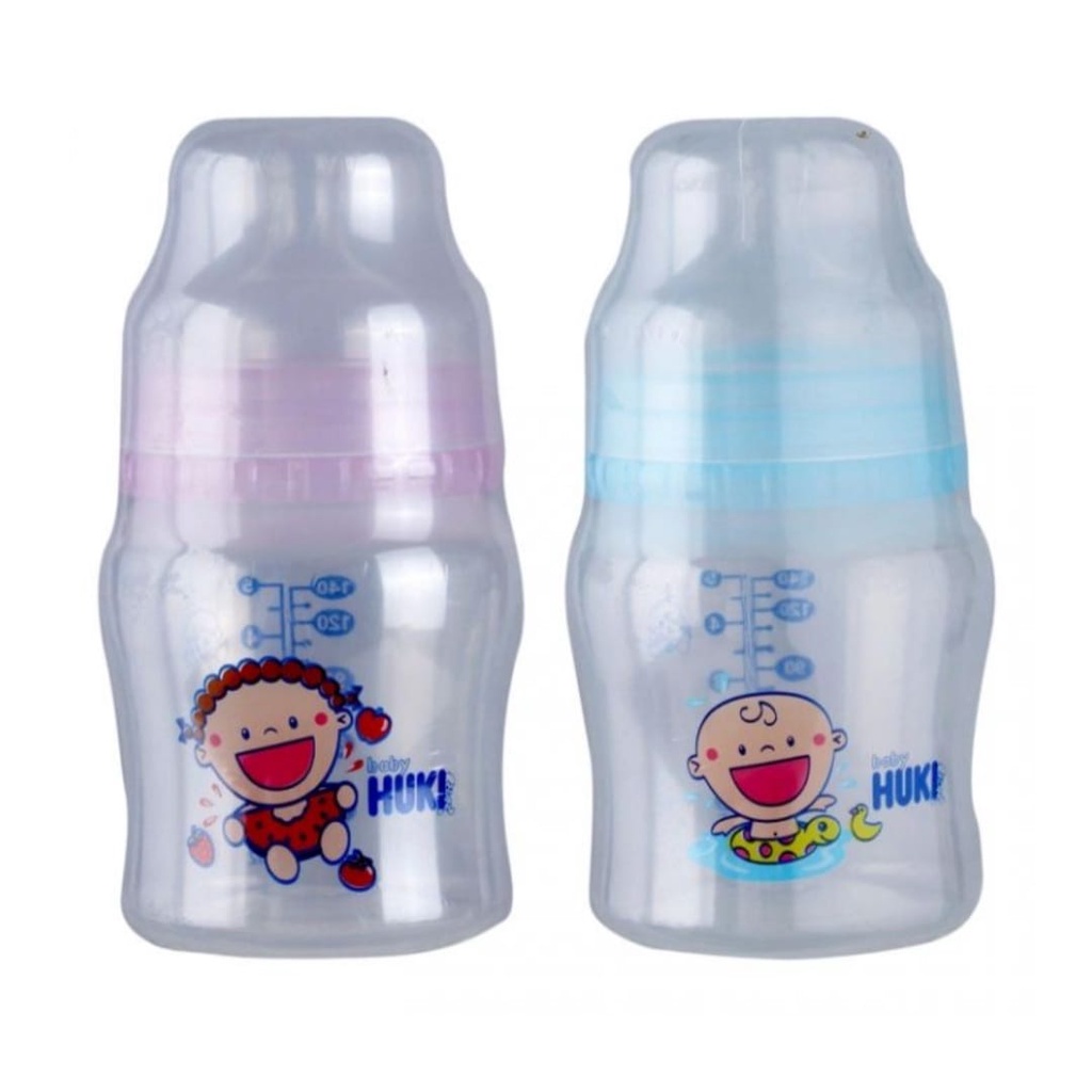 Huki PP Wide Neck Bottle 140ml Botol Susu - 803229