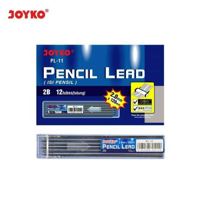 

PENCIL LEAD ISI PENSIL MEKANIK JOYKO PL-11/2B/2.0MM