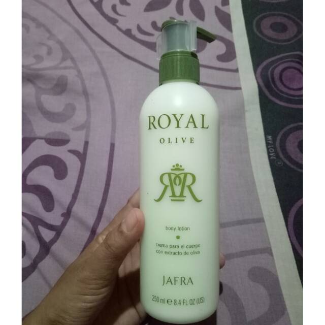 Body lotion jafra royal olive