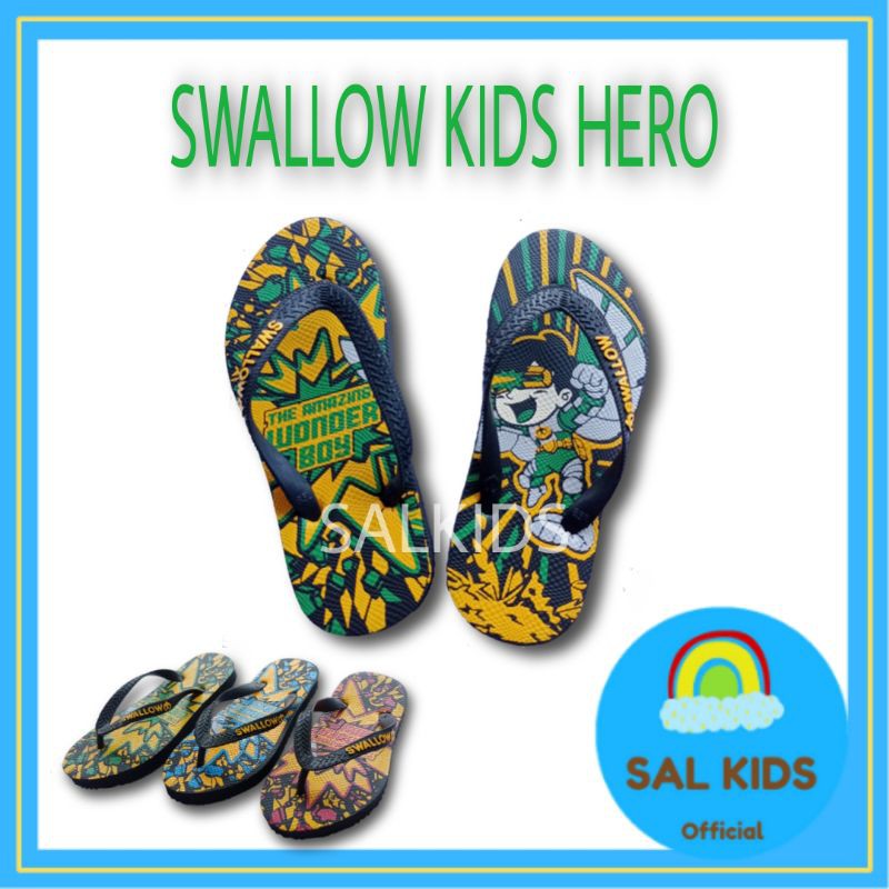 Sandal Jepit Anak Swallow Wonder Boy Sendal Anak Laki Laki