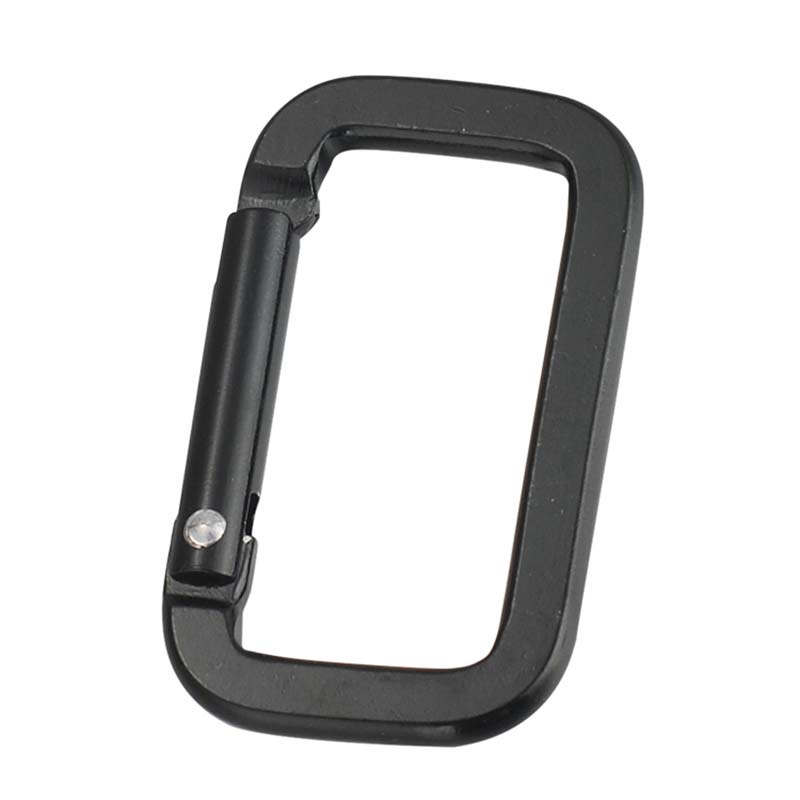 Gantungan Kunci Carabiner Bentuk Persegi Panjang Bahan Alloy Ukuran 5cm