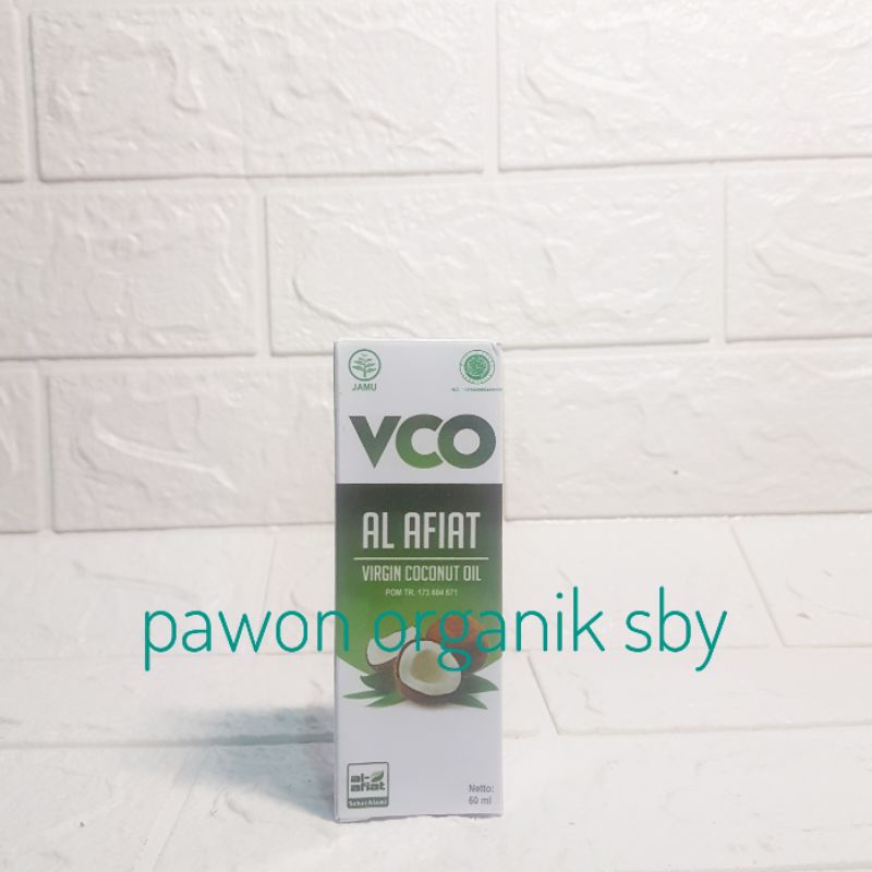 

VCO Al Afiat 60ml / Virgin Coconut Oil / Minyak Kelapa pwo
