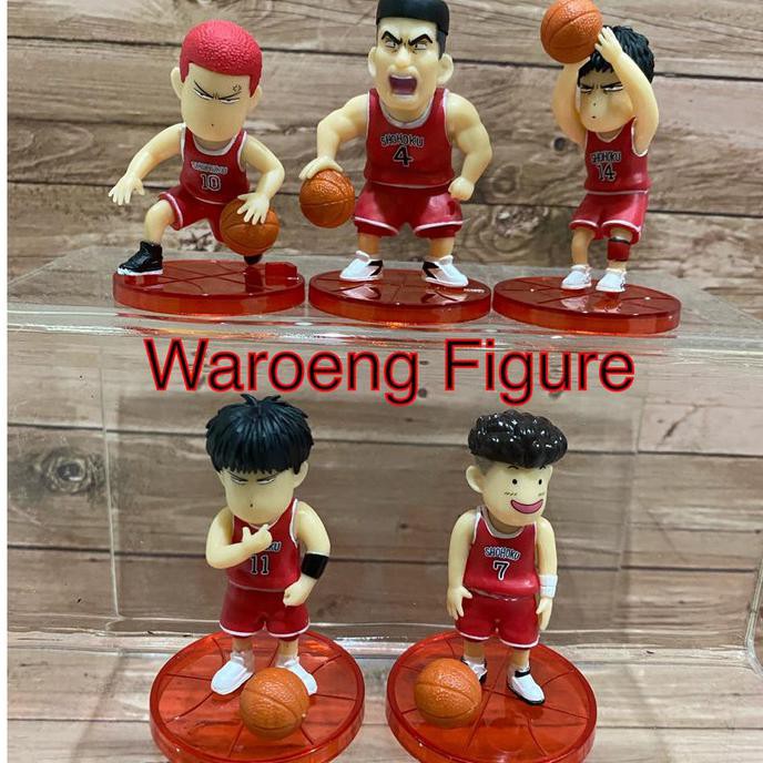 Slam Dunk Shohoku Red Jersey Figure Set New Model