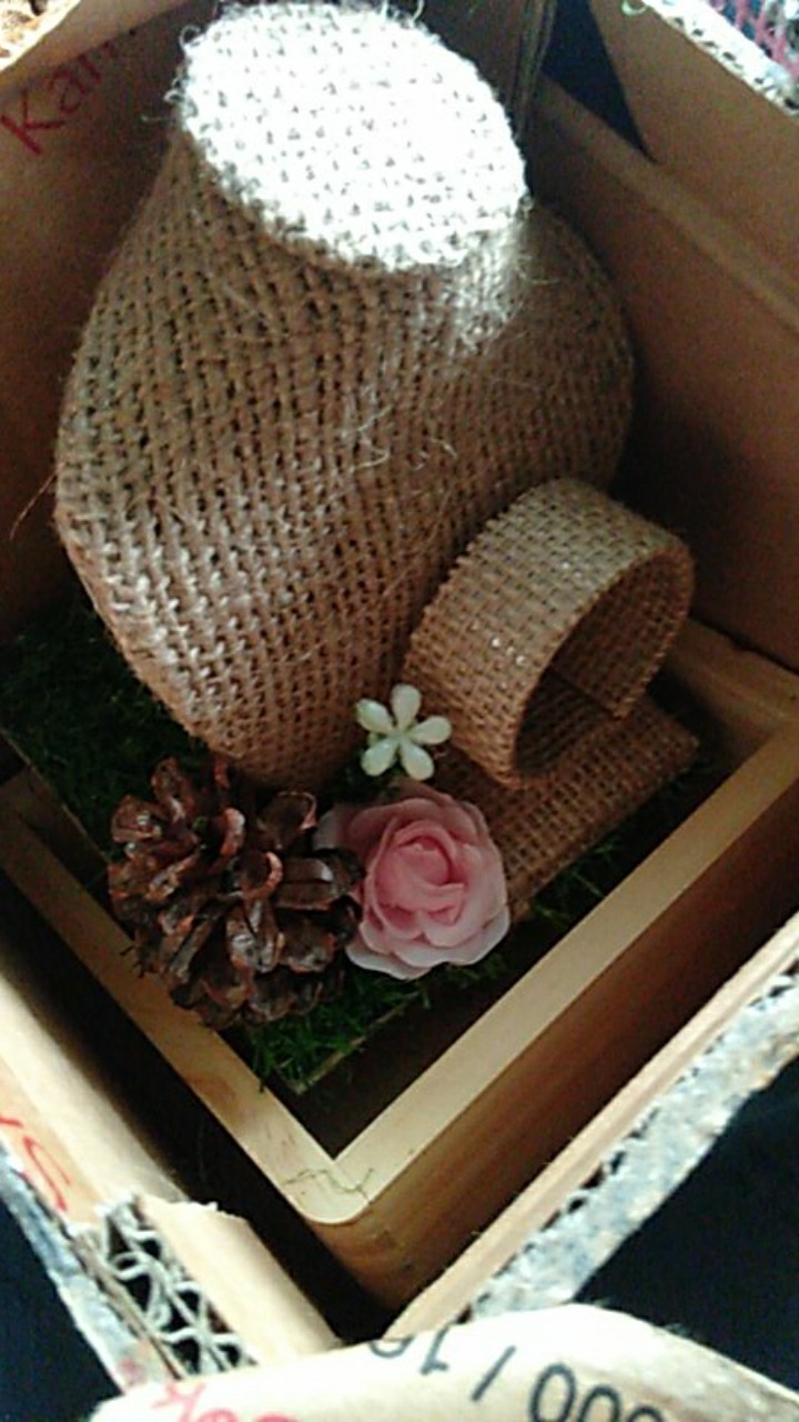 Kotak Hantaran Perhiasan Seserahan Mahar Untuk Tempat Kalung Dan Cincin