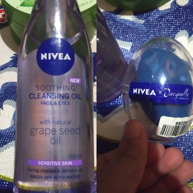 Nivea cleansing oil grape seed