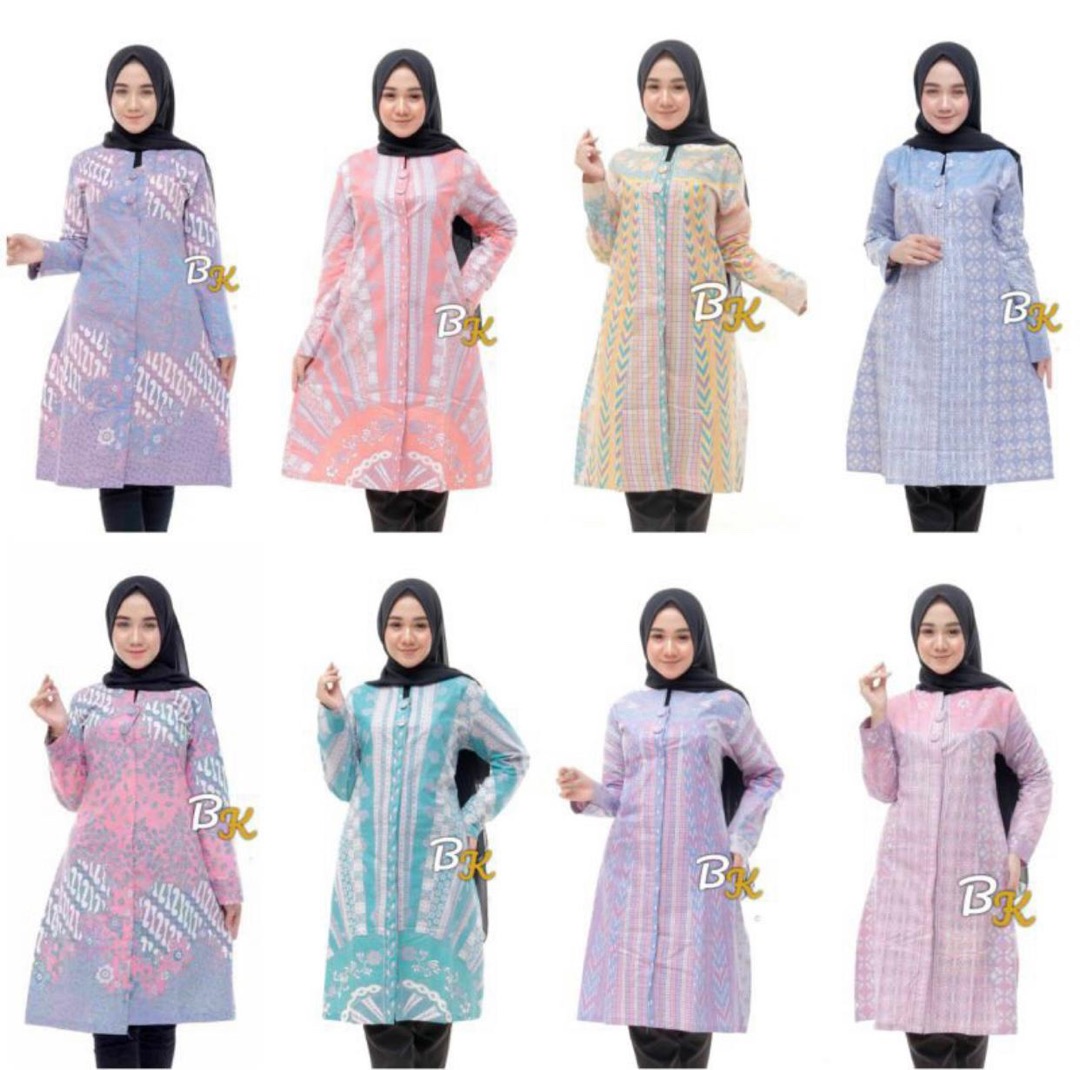 Batik Koebae Tunik Batik Motif Seragam Batik Dianputri Baju Batik