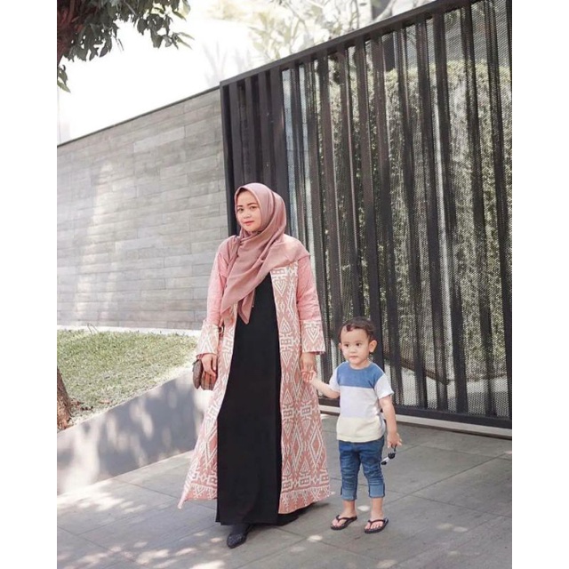 Tunik / baju batik wanita tenun removen endek premium