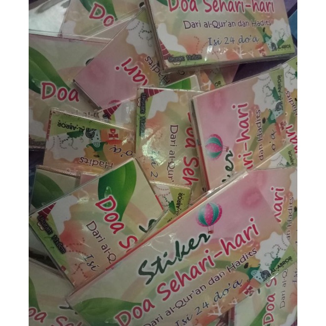 

sticker doa sehari-hari isi 24pcs doa harian