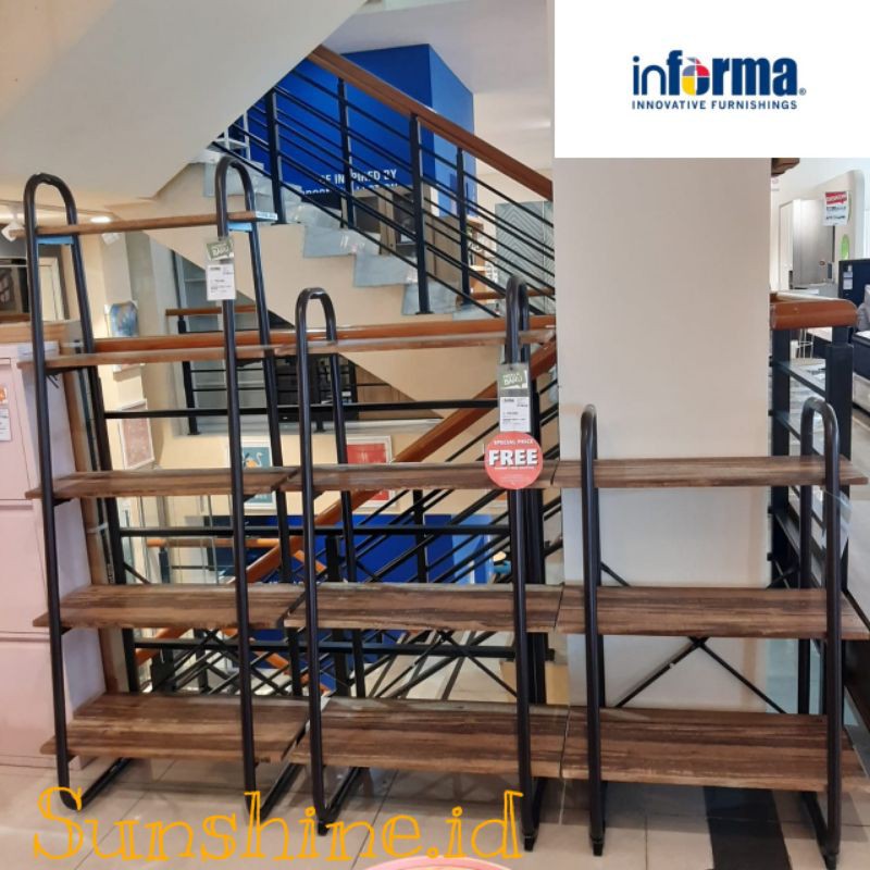 INFORMA RAK PENYIMPANAN KAYU / RAK SUSUN / RAK SERBAGUNA