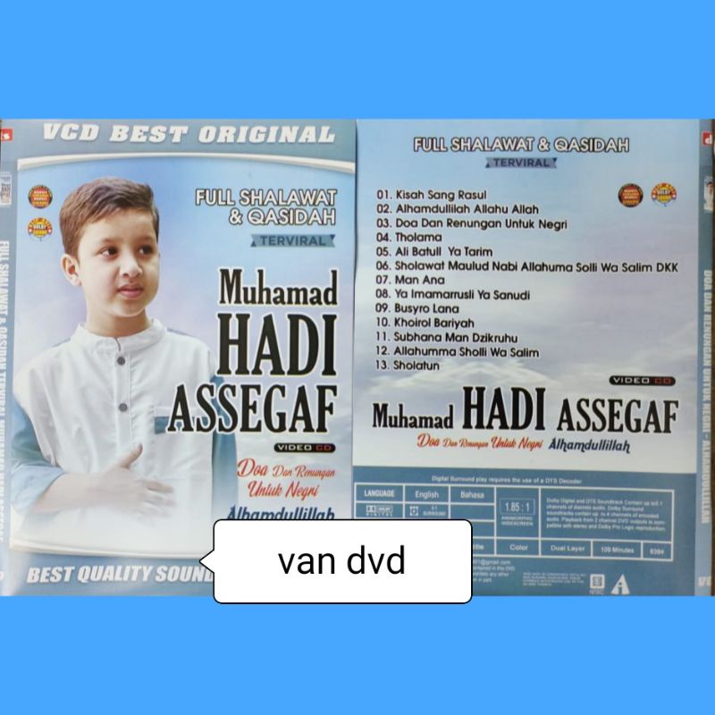 Kaset Vcd Lagu Sholawat " Muhamad Hadi Assegaf Kisah Sang Rasul "