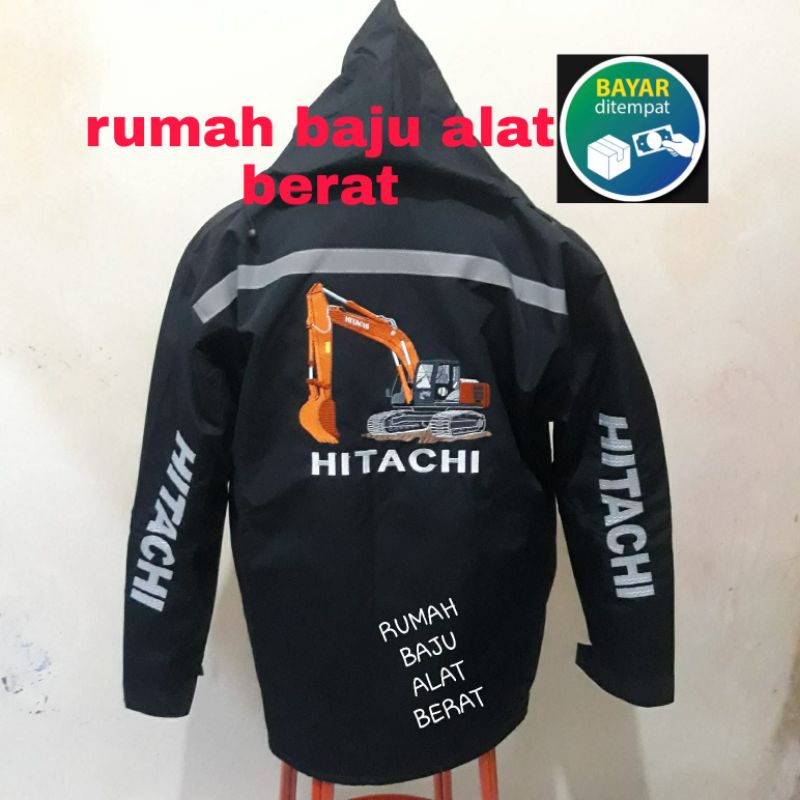 Jaket Hitachi / Jaket alat berat