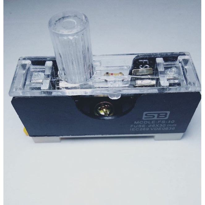 [SOC-9051] FUSE HOLDER / FUSE KUBUR DIN REL FS-10
