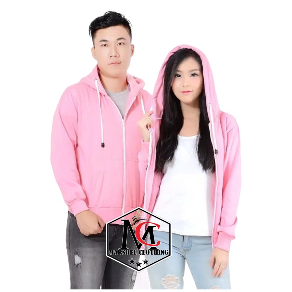 RCL - JAKET SWEATER SLETING POLOS HOODIE COUPLE SEPASANG PRIA WANITA ( HARGA SEPASANG )