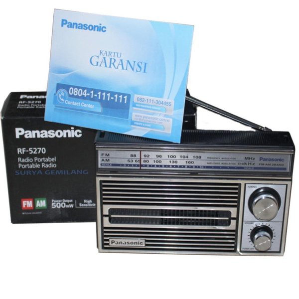 Panasonic Radio Portable RF-5270 Klasik Jadul Garansi Resmi