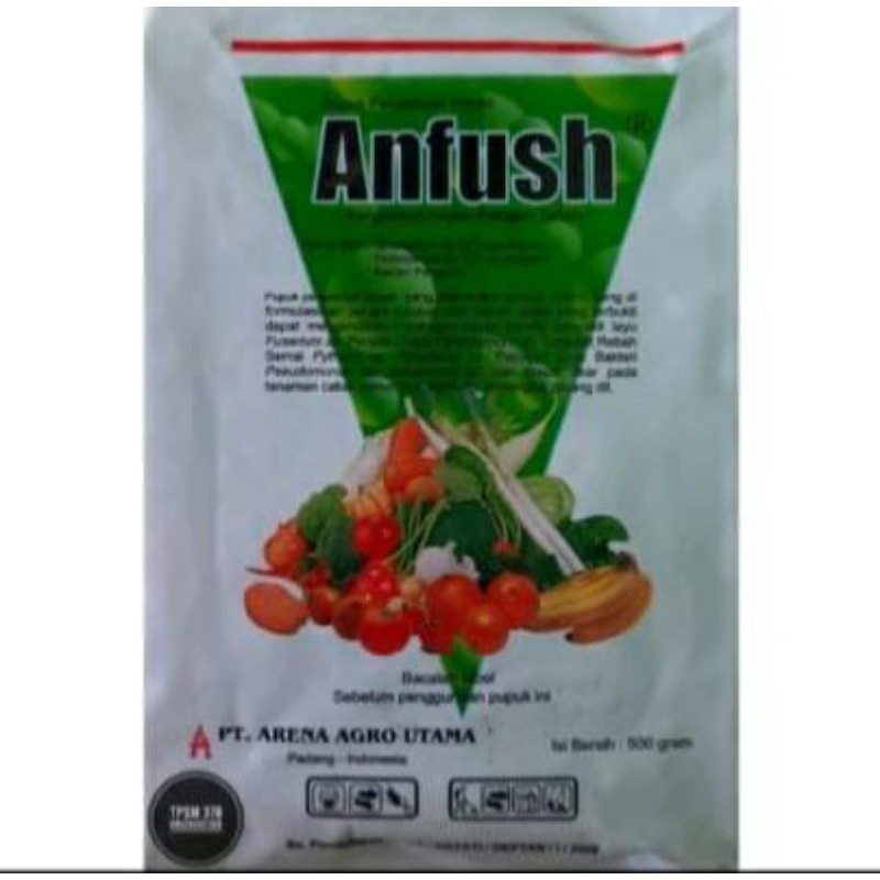 PUPUK FUNGISIDA PENGENDALI TANAH HAYATI ANFUS KEMASAN 500 GRM