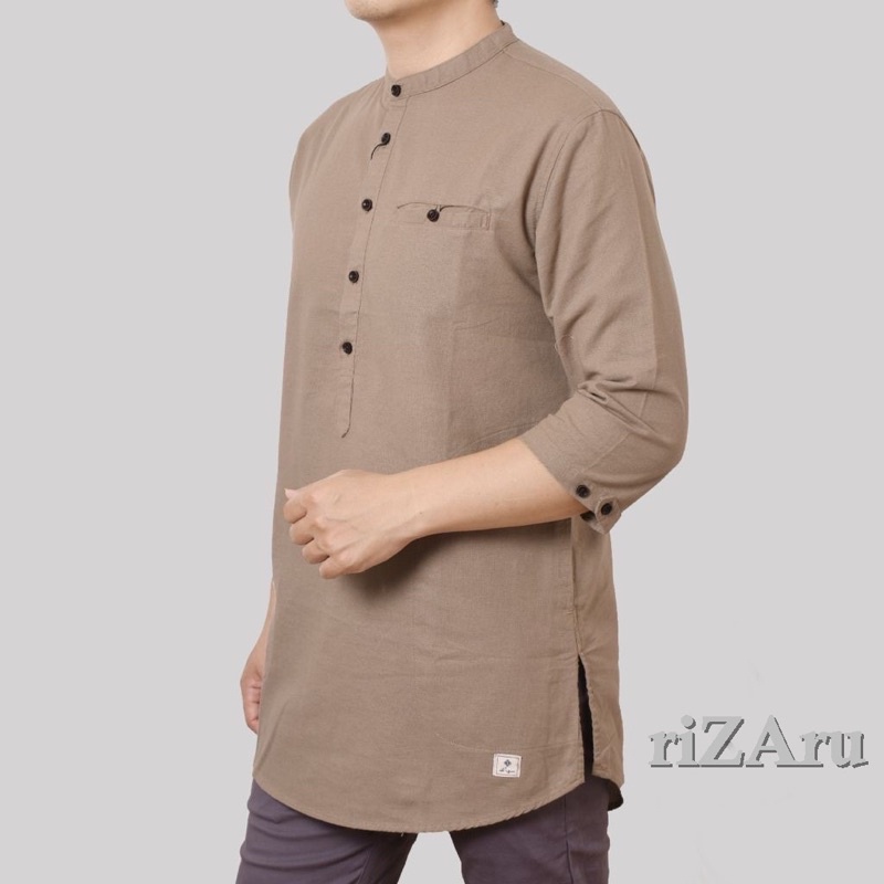 Koko Kurta Lengan 3/4 bahan baby canvas by riZAru