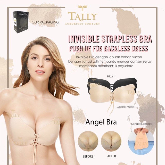 BH | Bra Tempel Wings Bra Strapless / Angel Bra TALLY 1681