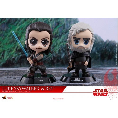 Cosbaby Star Wars: Rey &amp; Luke Skywalker