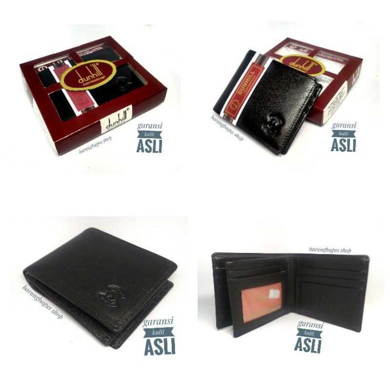 Dompet Kulit Pria Import branded Dunhill 021 (Garansi kulit asli)
