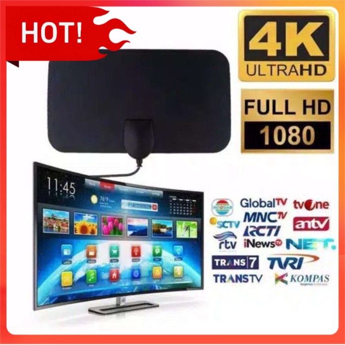 ANTENA TV DIGITAL ANTENA TV HD INDOOR UHF DAYA TANGKAP KUAT