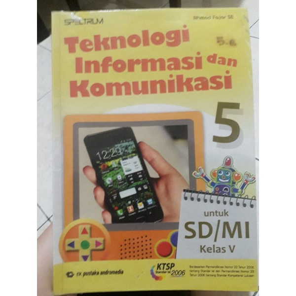 Buku TIK untuk SD/MI kelas 5 Spectrum