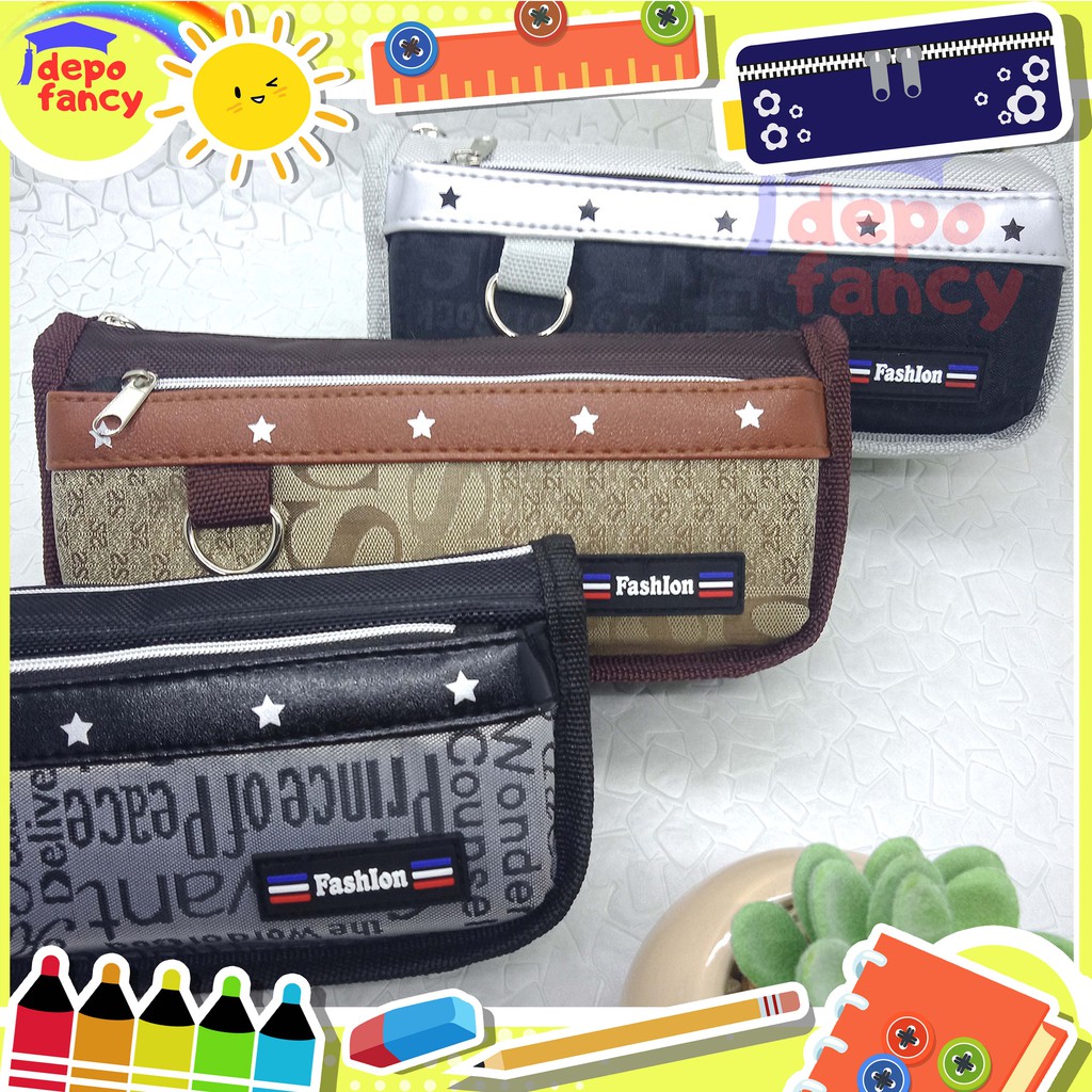 

Kotak Pensil 2 Resleting 68019 / Tempat Pensil / Tepak / Pencil Case / Box Pen / Boks Pensil