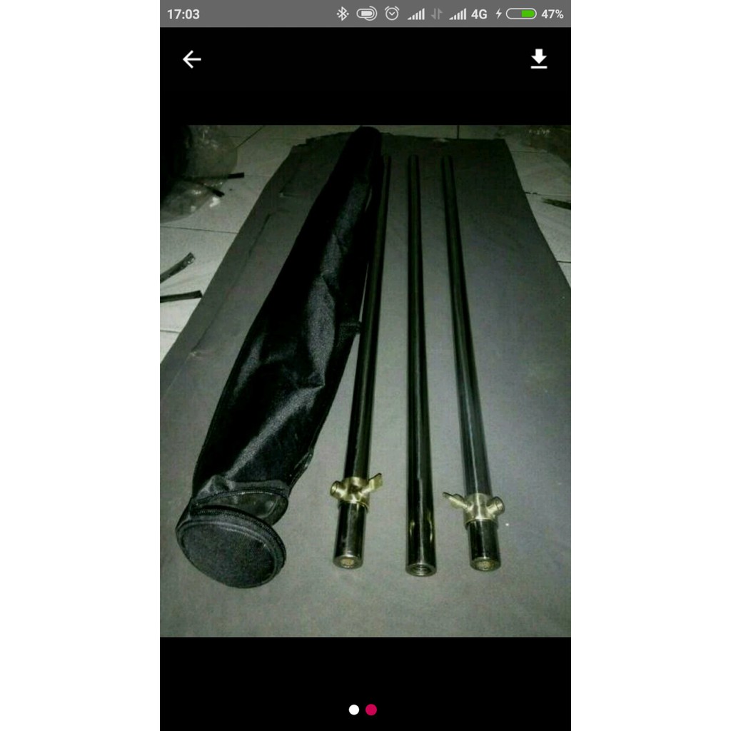 Unik Bar stand horizontal sambungan 3 meter Berkualitas