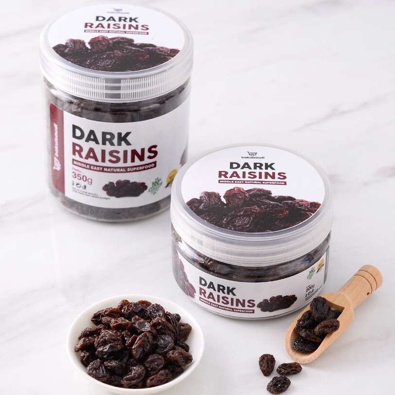 Kismis Hitam Dark Raisins Organic Premium Original 100% / Dark Raisin Organik