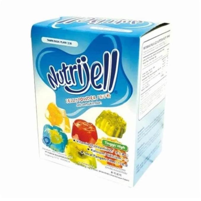 

Nutrijel Plain 1 box isi 12 saset TERLARIS TERPERCAYA ORIGINAL