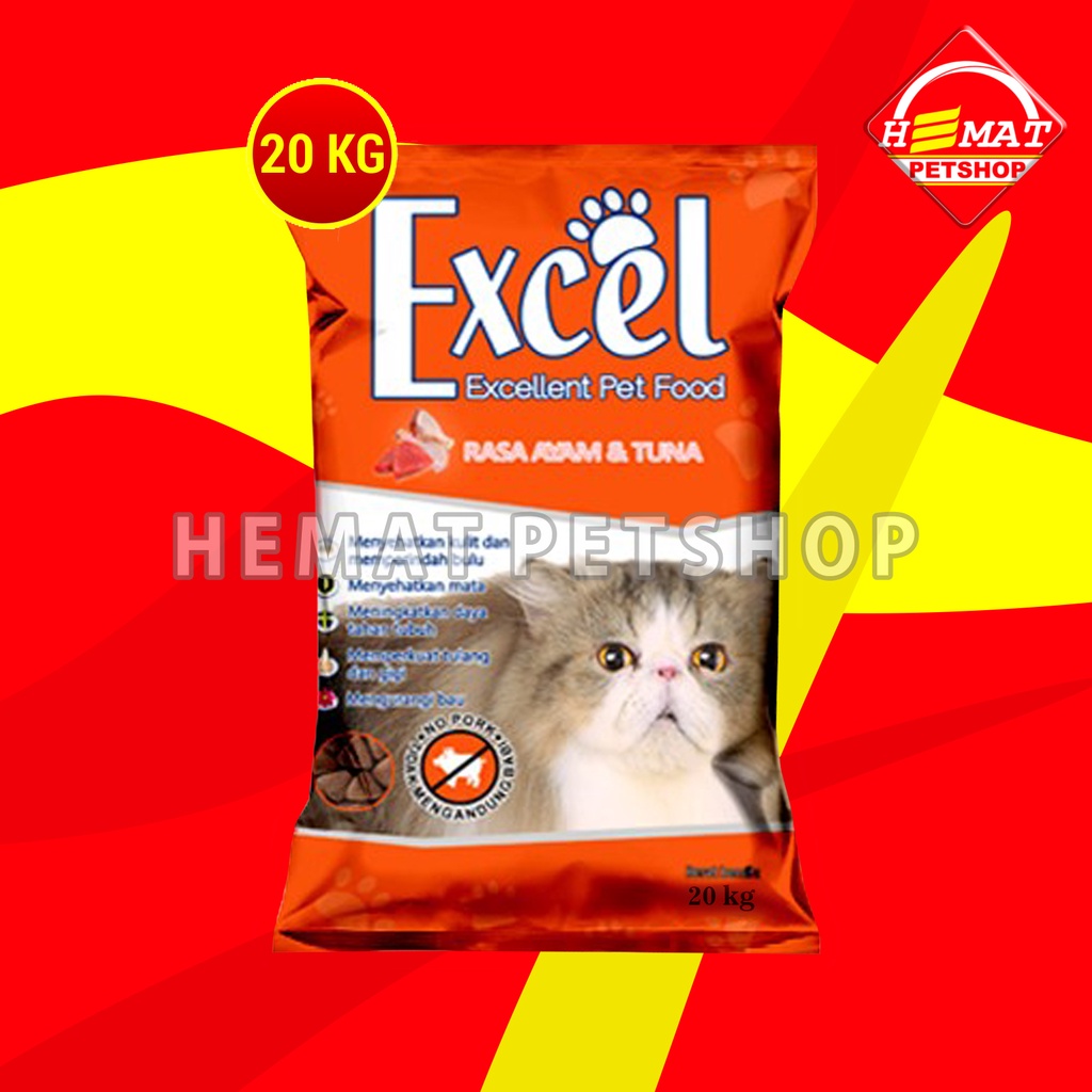 [GOSEND] Makanan Kucing / Cat Food Excel 20 kg