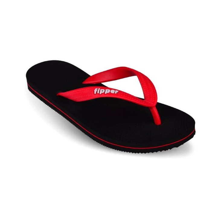 Sandal Fipper Slick Blak Red Original