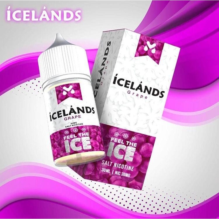 Liquid Icelands Grape Salt Nic 30ML by Move Juice 100% Authentic