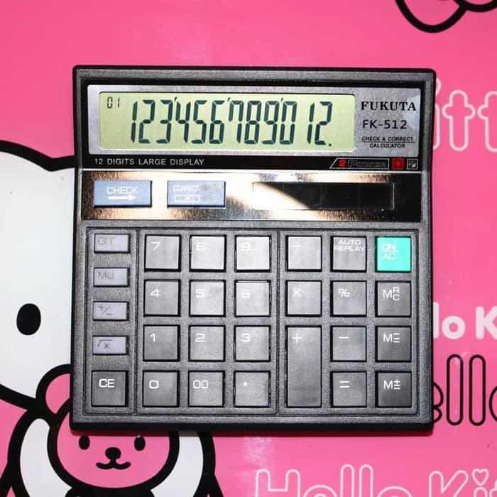 

Nagada Kalkulator / Calculator 12 Digit Kalkulator FK - 512