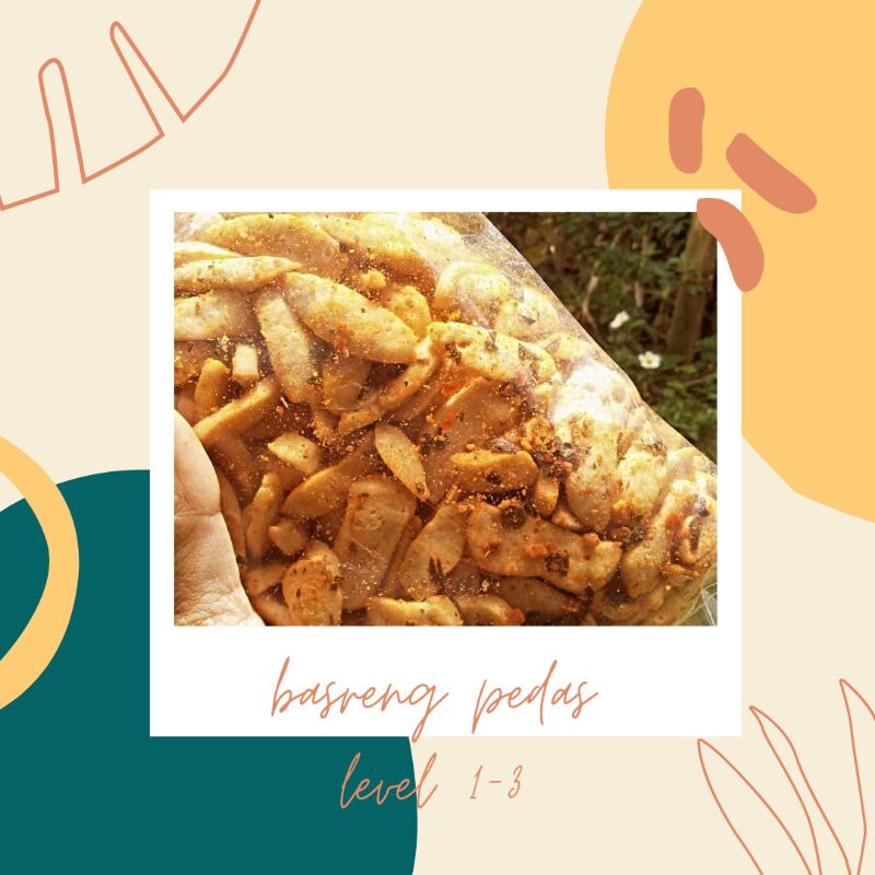 

Basreng pedas 100gram