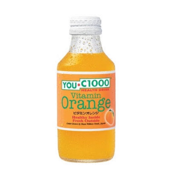 

You C 1000 (UC1000) botol kaca vitamin C 1000mg rasa orange 140ml