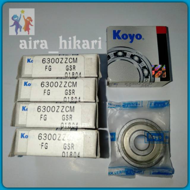 Bearing Koyo 6300 ZZCM