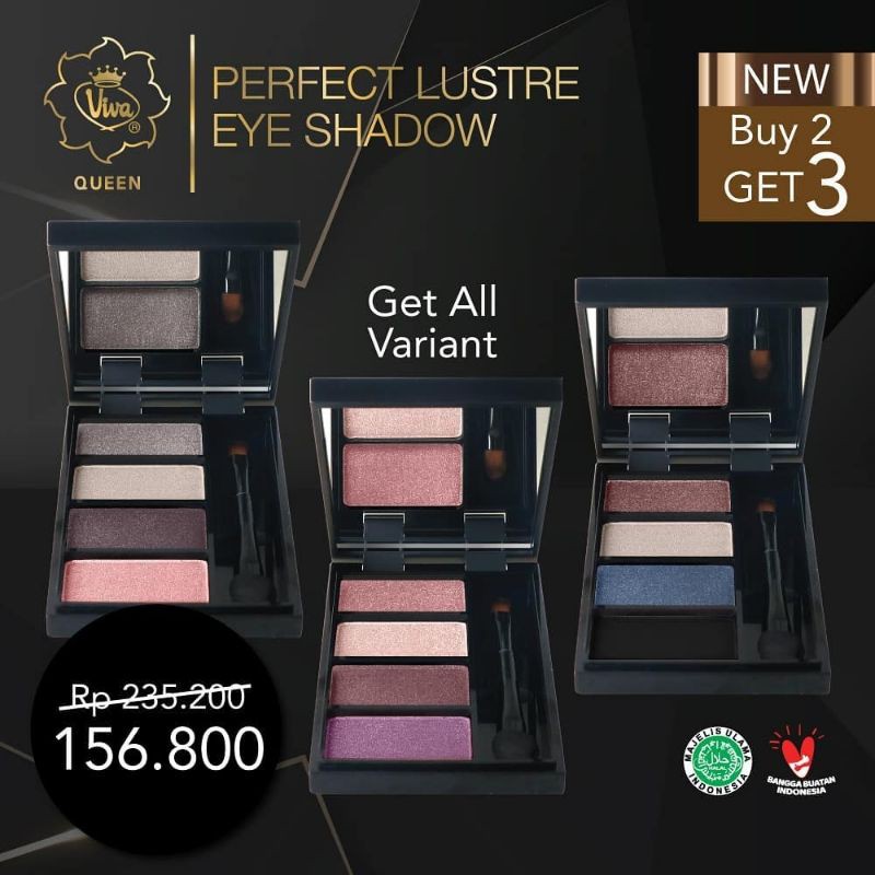 Paket Eye Shadow Perfect Lustre Viva Queen