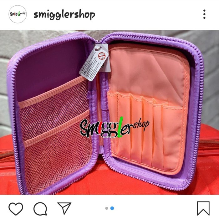 

Mudah Smiggle Seek Hardtop Pencilcase Coral Terbatas