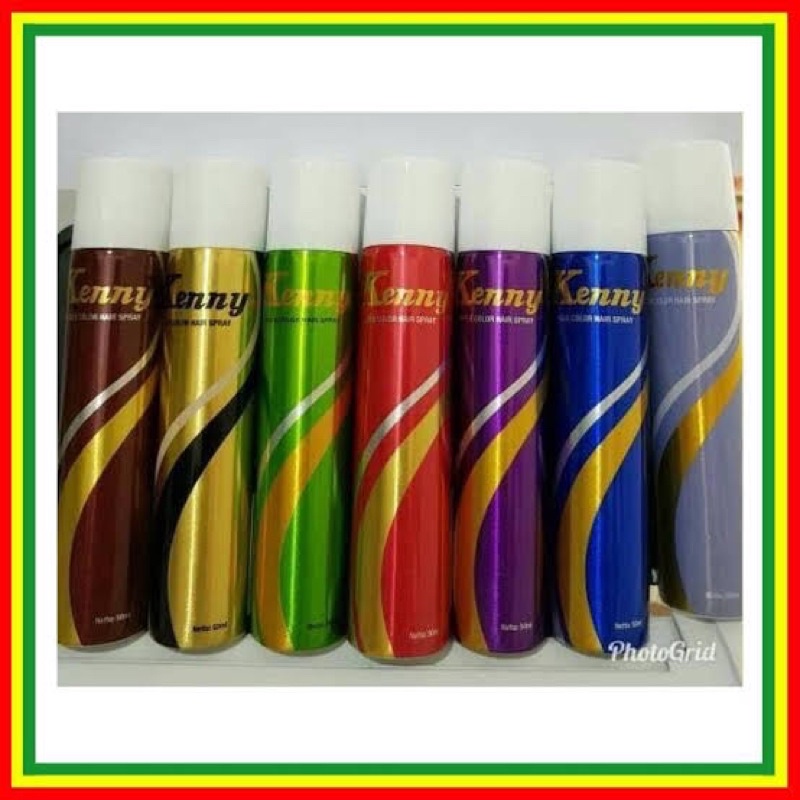 Jual kenny green color hair spray Shopee Indonesia