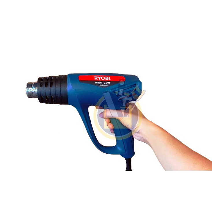 RYOBI HG-2000K Mesin Heat Gun Hot Gun Ryobi Heat Gun Mesin Pemanas Blower Hot Air Pemanas Plastik Stiker 2000W