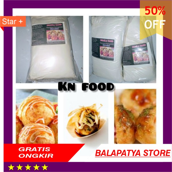 

PROMO !!! Tepung Takoyaki 1Kg - Special - Grosir Tepung Takoyaki - Special - Tepung Takoyaki