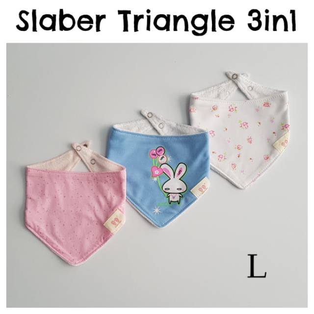 Slaber Bayi Triangle 3in1 - Girl